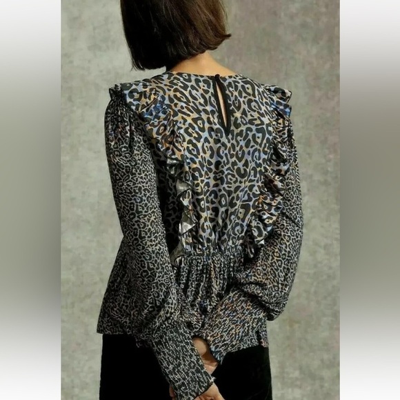 Bl^nk London "Moira" Leopard Top (M) - Picture 2 of 6